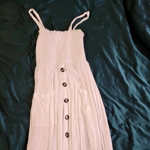 SUMMER MAXI WHITE DRESS